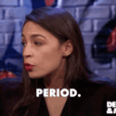 Alexandria Occasio Cortez Period Text emoji