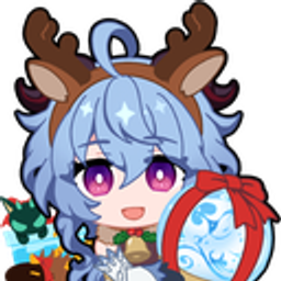 Reindeer Ganyu emoji