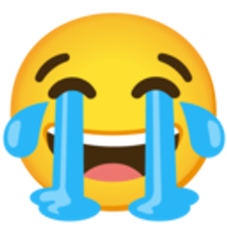 Sob Laugh emoji