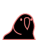 Dark Parrot emoji