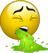 Barfing emoji