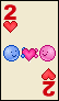 2 Of Hearts emoji