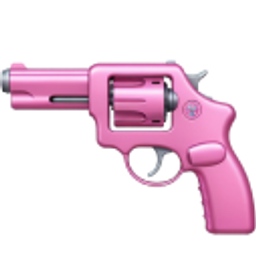 Pink Gun emoji