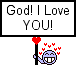 God I Love You emoji