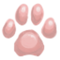 Pink Paw emoji