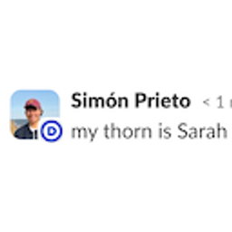 Thorn Is Sarah emoji