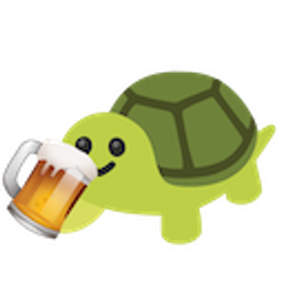 Beer Turtle emoji
