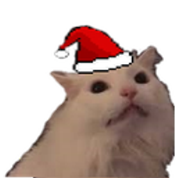Santacat emoji