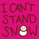 Hate Snow emoji