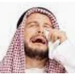 Arab Sad emoji