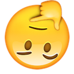 Upsidedown Thinking emoji