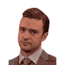 Unimpressed Timberlake emoji