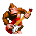 Donkey Kong Rock On emoji