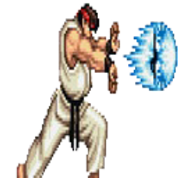 Street Fighter 2 Ryu Hadouken emoji
