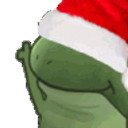 Worryxmaswave emoji