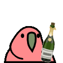 Champagneparrot emoji