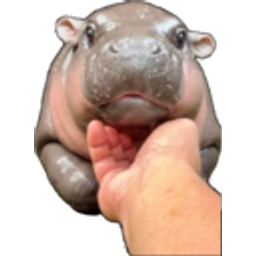 Moo Deng Chin Pets emoji