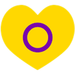 Intersex Heart emoji