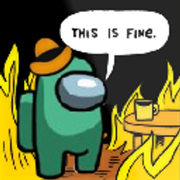 Amoung Us Fine Fire emoji