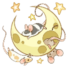 Moon Mice E emoji