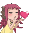 Anime Blow Kiss emoji