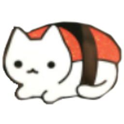 Cat Sushi E emoji