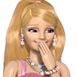 Barbielaugh emoji