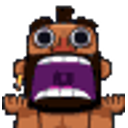 Barbscream emoji