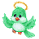Halo Bird emoji