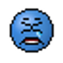 Crying Blue emoji