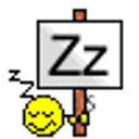 Zzz Blush emoji