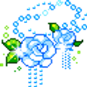 Roses Blue emoji