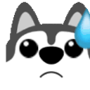 Husky Panic emoji