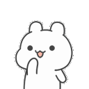 Cute Bear Wave emoji