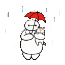 Baymax Rain emoji