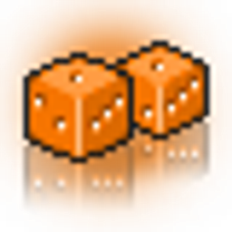 Orange Dice emoji