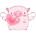 Piggy Heart emoji