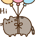 Pusheenballoon emoji