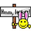 Hmmm Bunny emoji