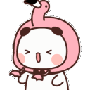 Flamingowiggle emoji