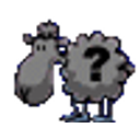 Question Sheep emoji