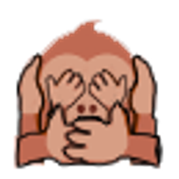 Just No Evil emoji