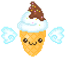 Ice Cream Wings emoji