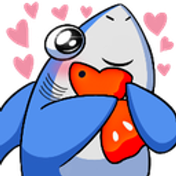 Heartshark emoji