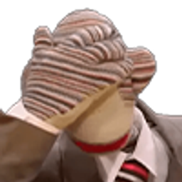 Sock Puppet Facepalm emoji