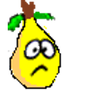 Pear Run Away emoji