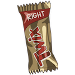 Right Twix emoji