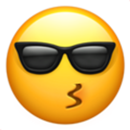 Kiss With Sunglasses emoji