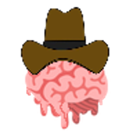 Melting Cowboy Brain emoji