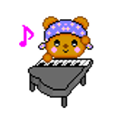 Bear Piano emoji